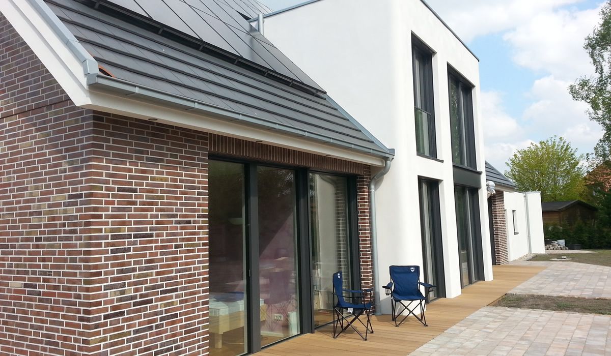 Passivhaus mit Klinkern – auch das ist kein Problem
