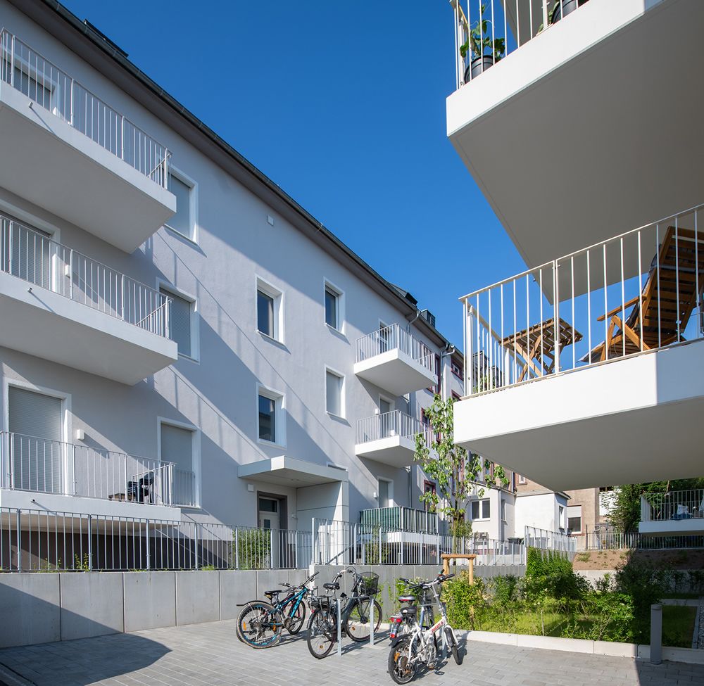 Passivhaus Mehrfamilienhäuser in Frankfurt Oberrad