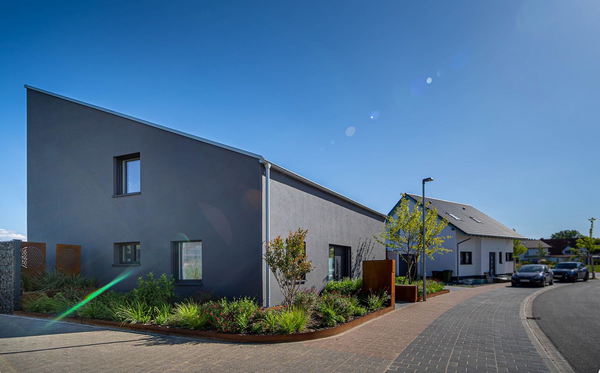 Neubau EFH-Passivhaus mit Garage